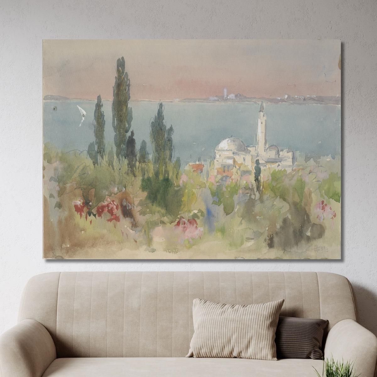 Lake Scene Hercules Brabazon Brabazon hbb36 canvas print 