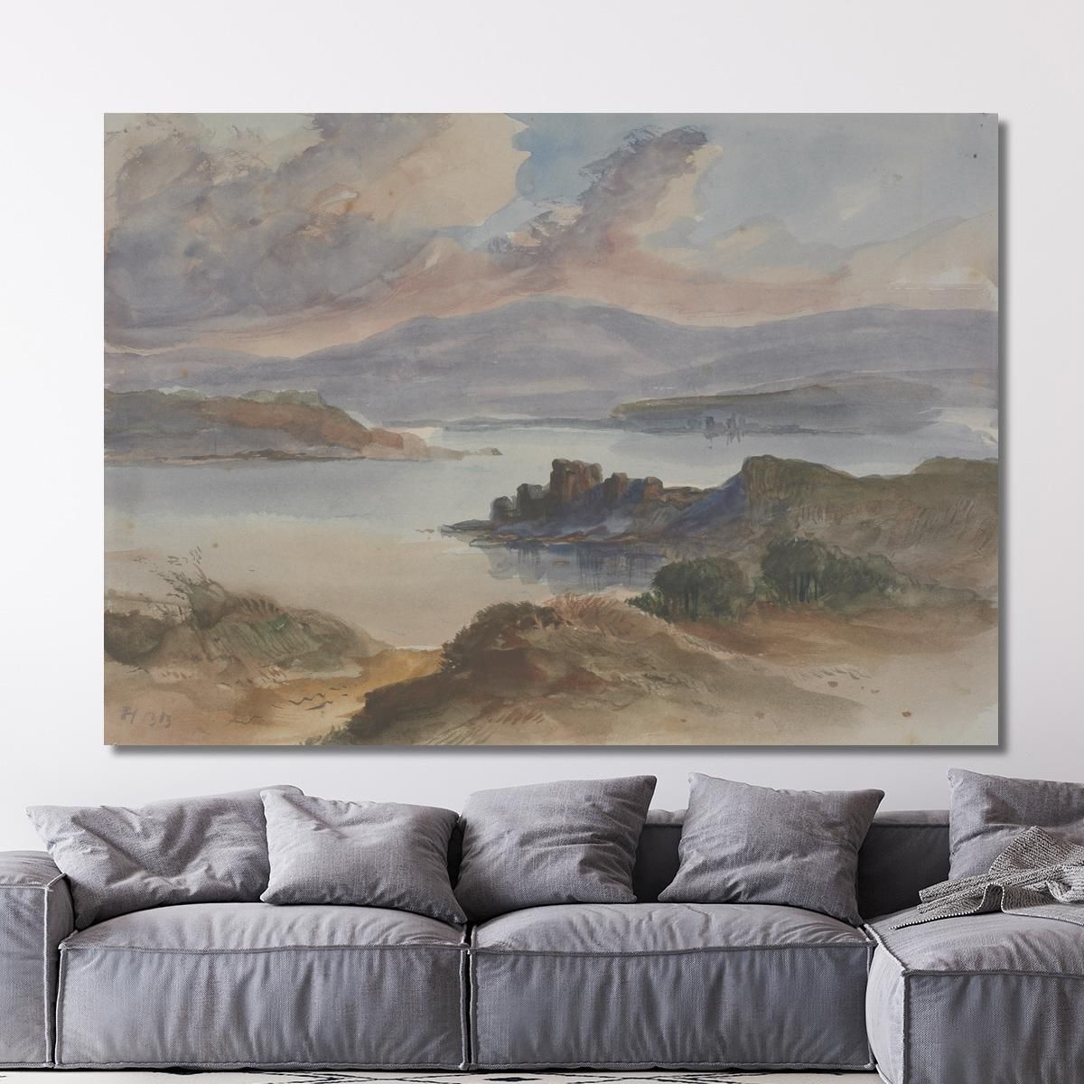 Landscape Hercules Brabazon Brabazon hbb37 canvas print 