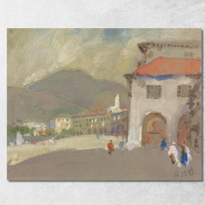 Lugano Hercules Brabazon Brabazon hbb39 canvas print 