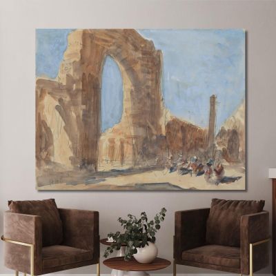 Red Fort New Delhi Hercules Brabazon Brabazon hbb47 canvas print 