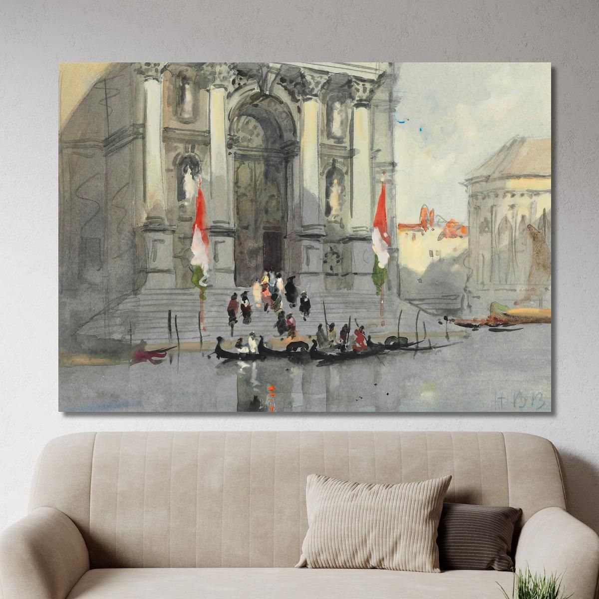 Santa Maria Della Salute Venice Hercules Brabazon Brabazon hbb52 canvas print 