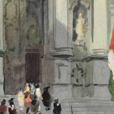 Santa Maria Della Salute Venice Hercules Brabazon Brabazon hbb52 canvas print