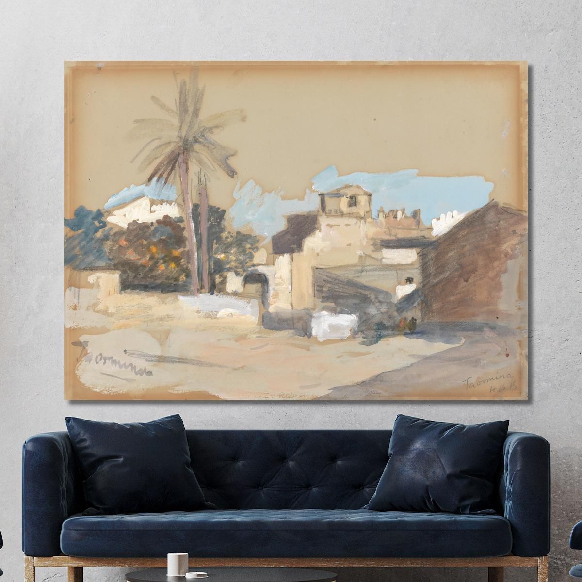 Taormina. Hercules Brabazon Brabazon hbb58 canvas print 