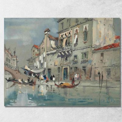 The House Of Tintoretto Venice Hercules Brabazon Brabazon hbb64 canvas print 