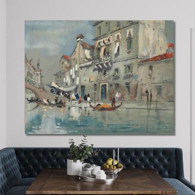 The House Of Tintoretto Venice Hercules Brabazon Brabazon hbb64 canvas print 
