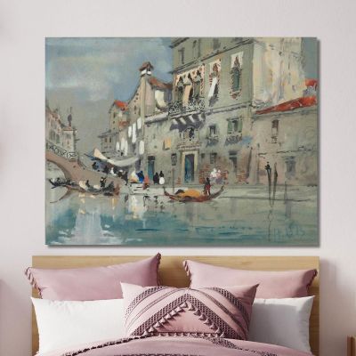 The House Of Tintoretto Venice Hercules Brabazon Brabazon hbb64 canvas print 