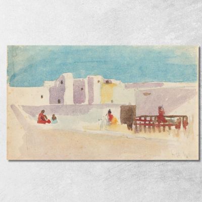 Walls Of A North African City Hercules Brabazon Brabazon hbb81 canvas print 