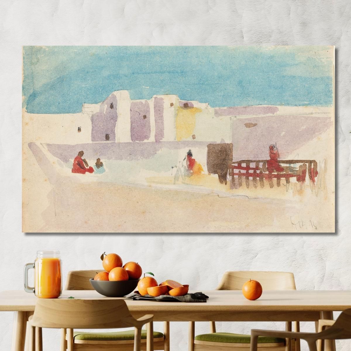 Walls Of A North African City Hercules Brabazon Brabazon hbb81 canvas print 