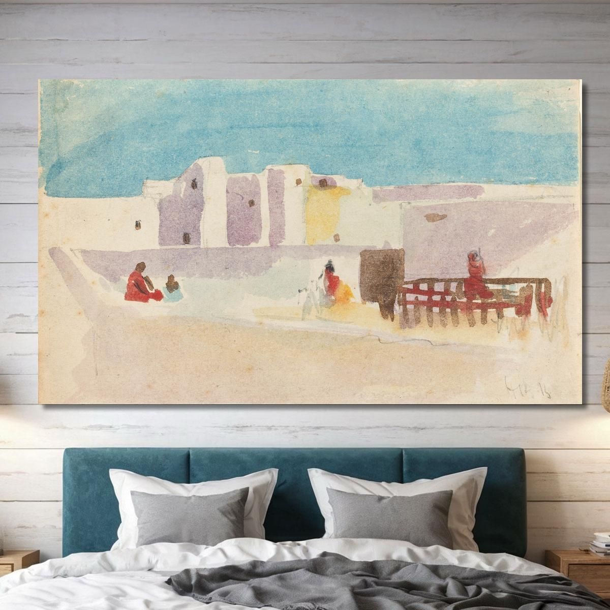 Walls Of A North African City Hercules Brabazon Brabazon hbb81 canvas print 