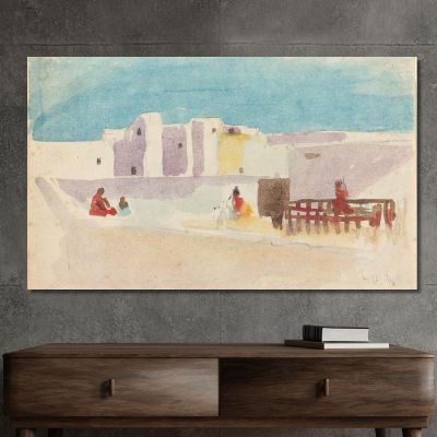 Walls Of A North African City Hercules Brabazon Brabazon hbb81 canvas print 