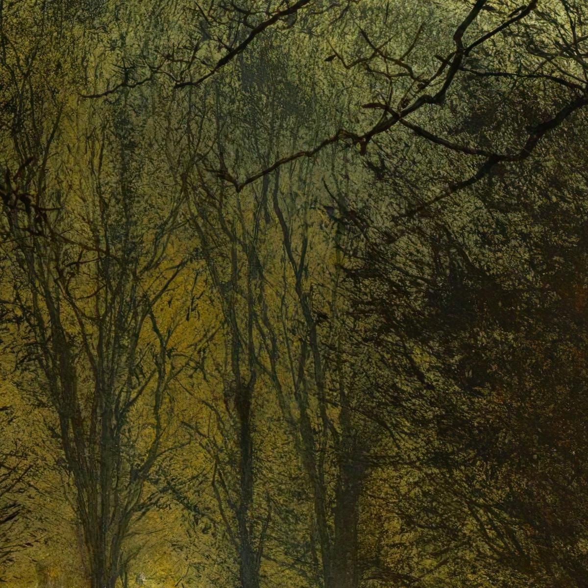 A Moonlit Street 2 John Atkinson Grimshaw jag8 canvas print