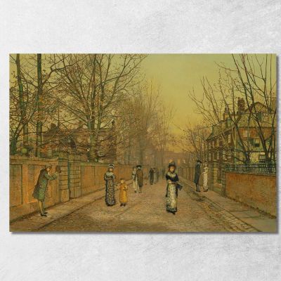 A Salutation John Atkinson Grimshaw jag12 canvas print 