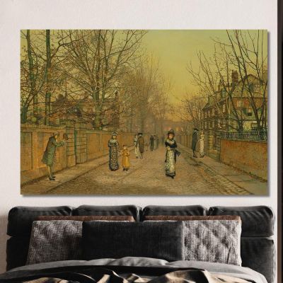 A Salutation John Atkinson Grimshaw jag12 canvas print 