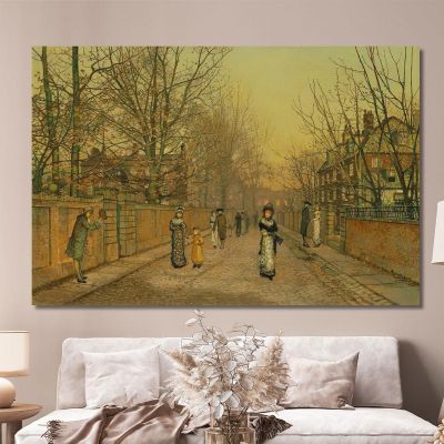 A Salutation John Atkinson Grimshaw jag12 canvas print 