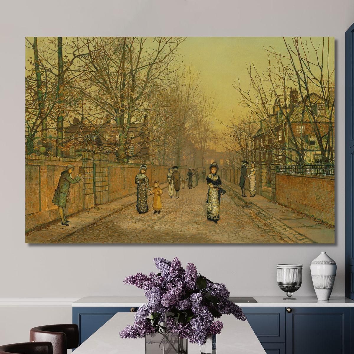 A Salutation John Atkinson Grimshaw jag12 canvas print 