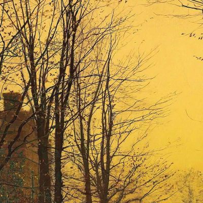 An Autumn Lane John Atkinson Grimshaw jag17 canvas print