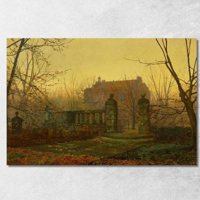 Autumn Morning John Atkinson Grimshaw jag21 canvas print 