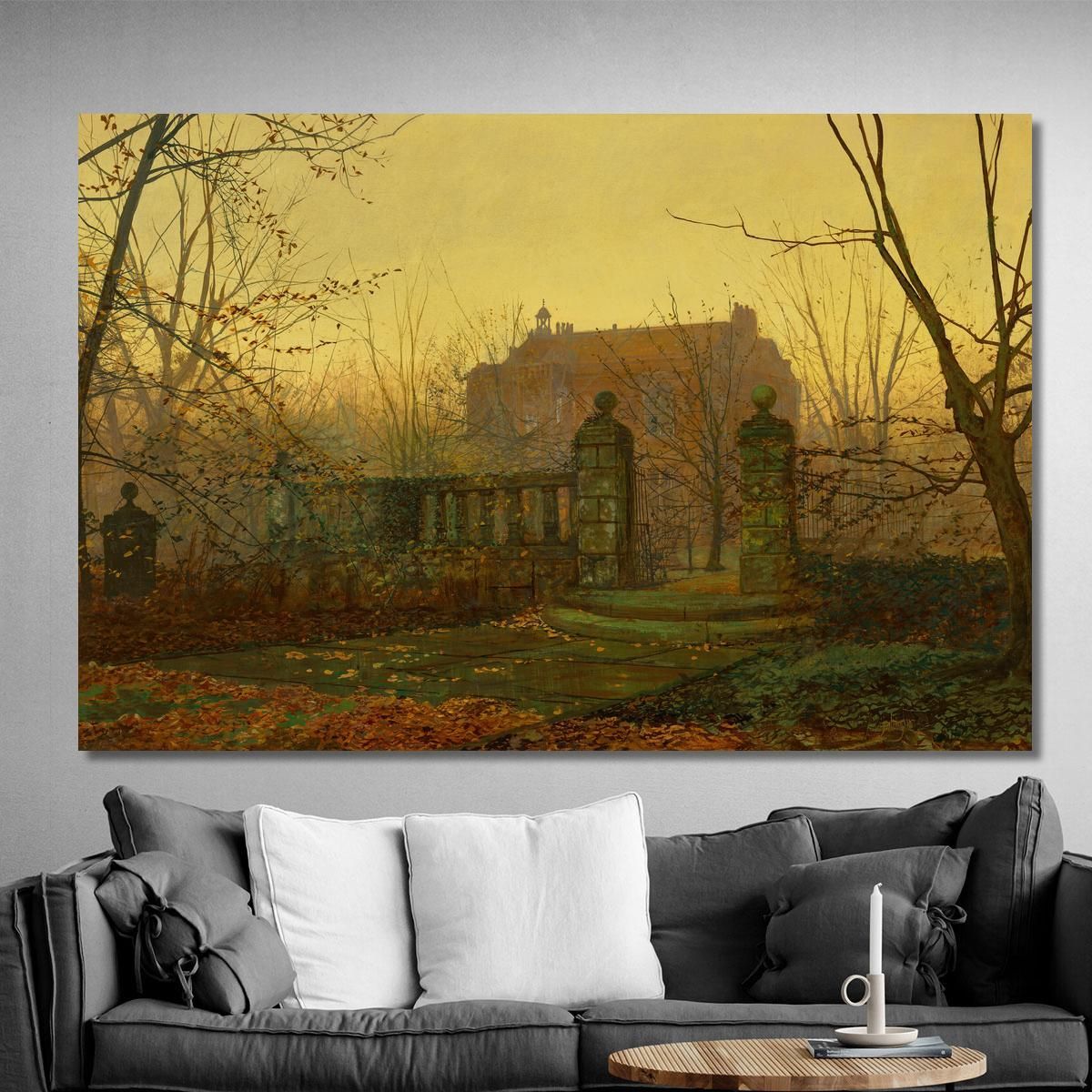 Autumn Morning John Atkinson Grimshaw jag21 canvas print 