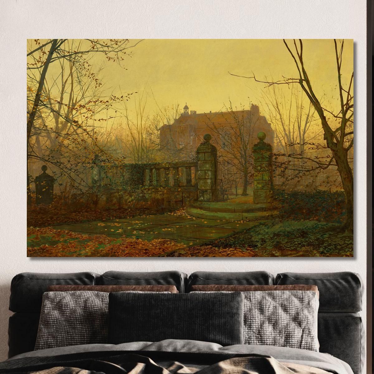 Autumn Morning John Atkinson Grimshaw jag21 canvas print 