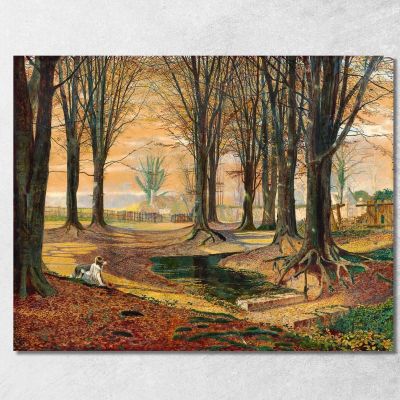 Beechwood John Atkinson Grimshaw jag22 canvas print 