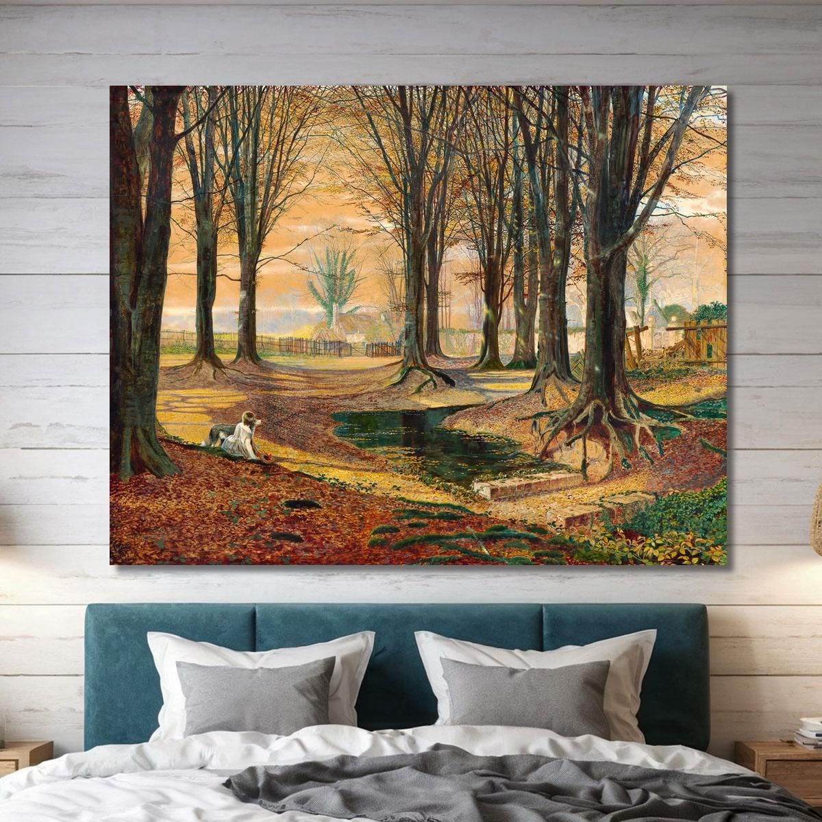 Beechwood John Atkinson Grimshaw jag22 canvas print 