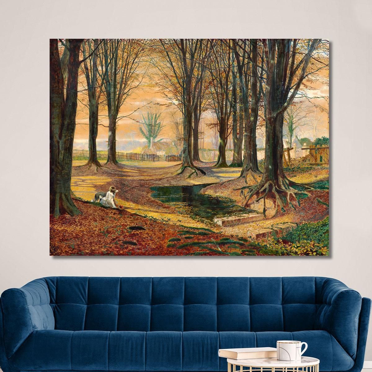 Beechwood John Atkinson Grimshaw jag22 canvas print 