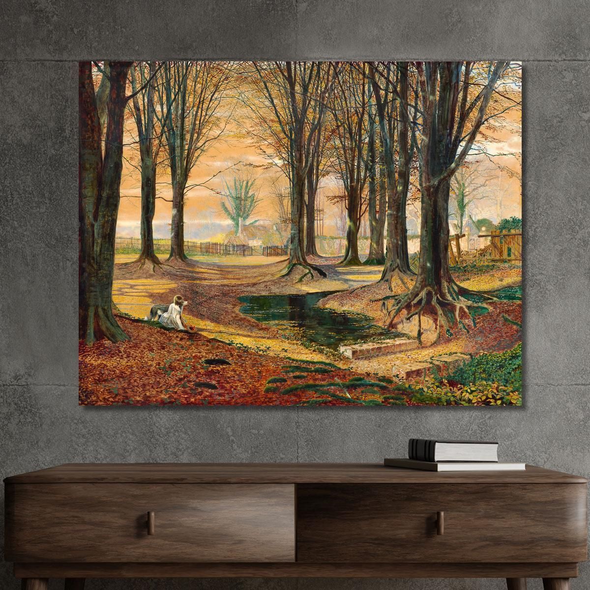 Beechwood John Atkinson Grimshaw jag22 canvas print 