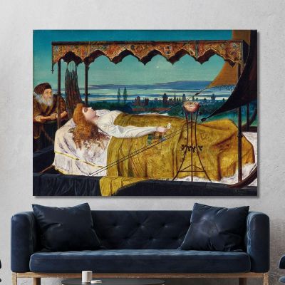 Elaine John Atkinson Grimshaw jag26 canvas print 