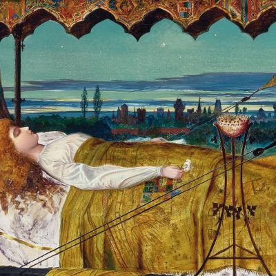 Elaine John Atkinson Grimshaw jag26 canvas print