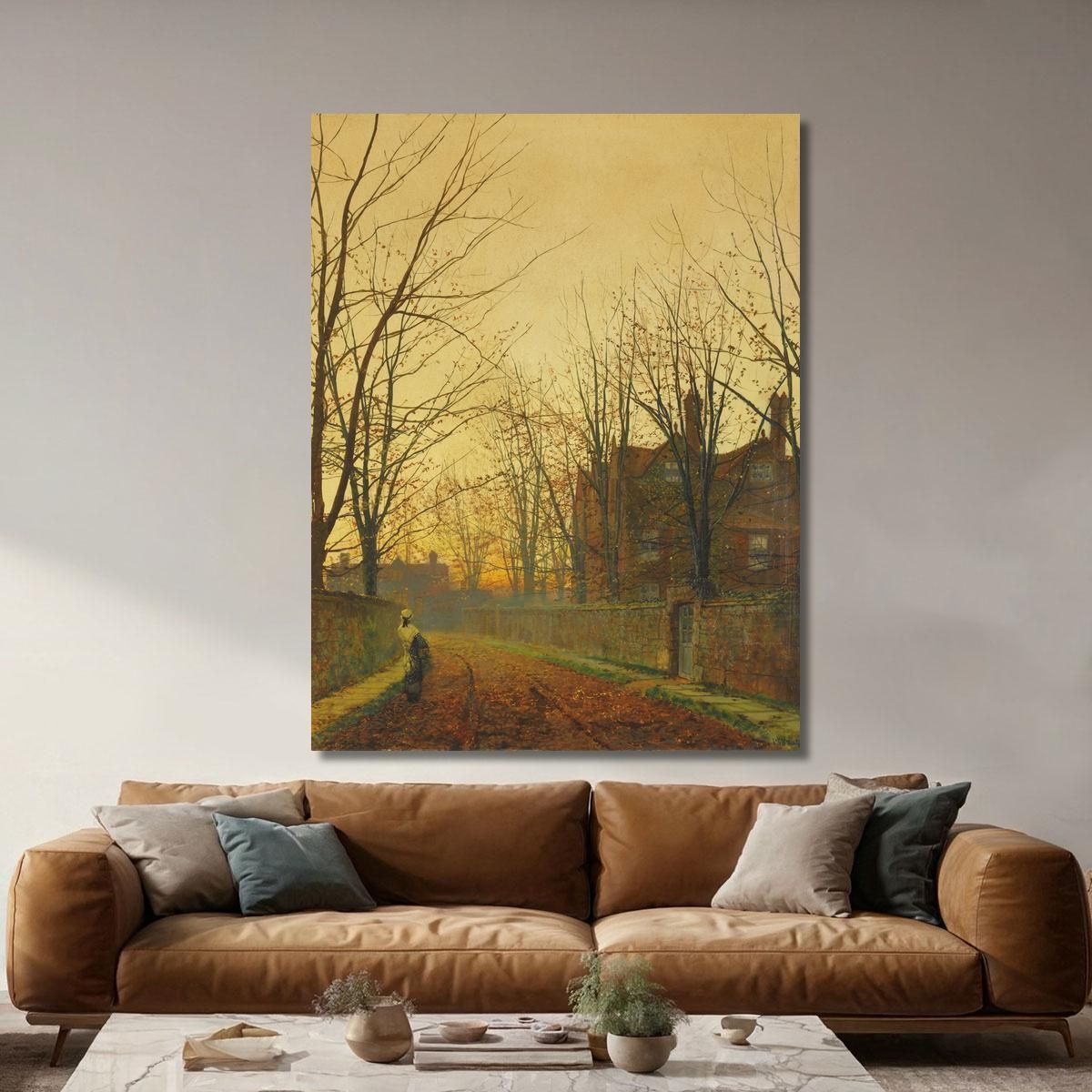 Late October John Atkinson Grimshaw jag38 canvas print 