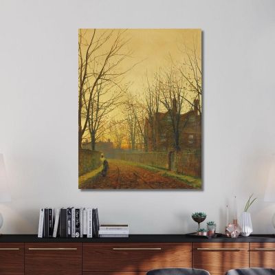 Late October John Atkinson Grimshaw jag38 canvas print 
