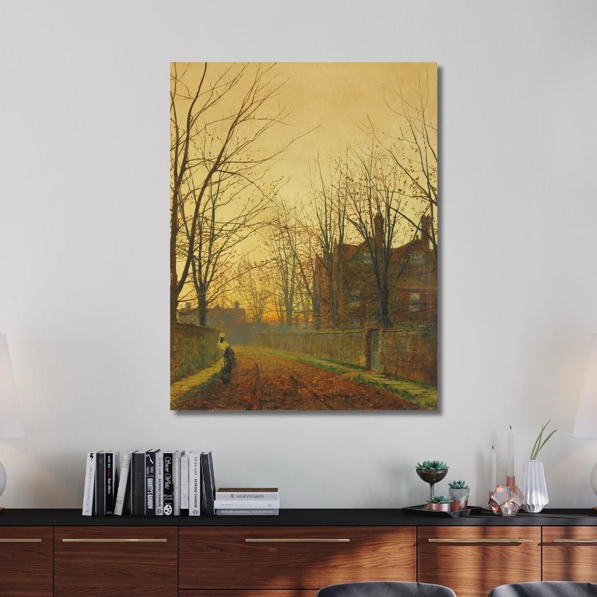 Late October John Atkinson Grimshaw jag38 canvas print 