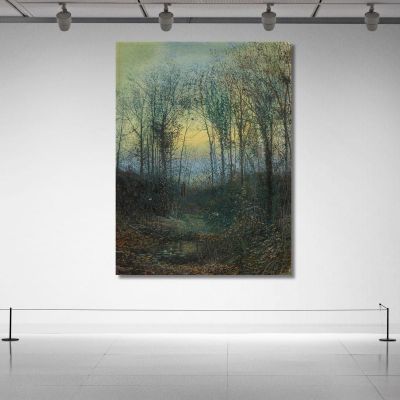 Lovers In A Wood John Atkinson Grimshaw jag41 canvas print 