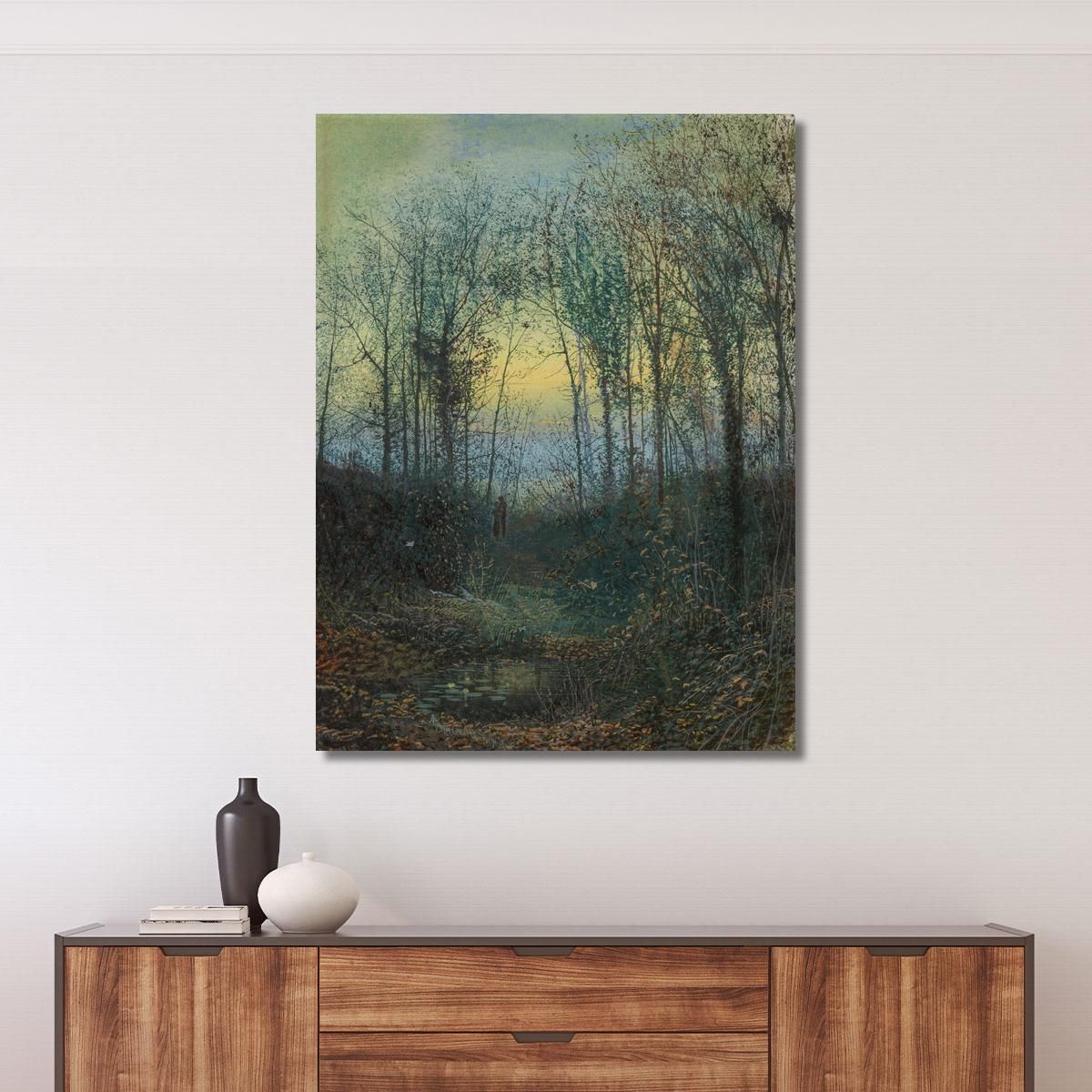 Lovers In A Wood John Atkinson Grimshaw jag41 canvas print 