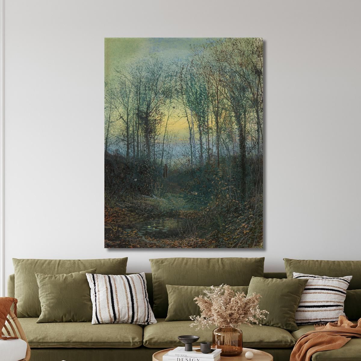 Lovers In A Wood John Atkinson Grimshaw jag41 canvas print 