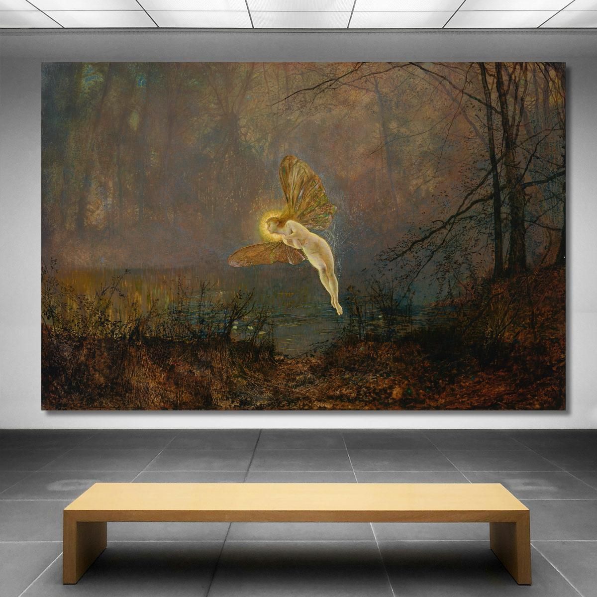 Midsummer Night Or Iris John Atkinson Grimshaw jag43 canvas print 