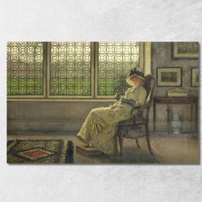 Mistress Dorothy John Atkinson Grimshaw jag44 canvas print 