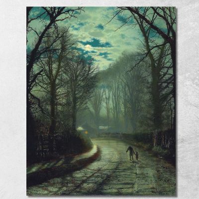 Nearing Home John Atkinson Grimshaw jag47 canvas print 