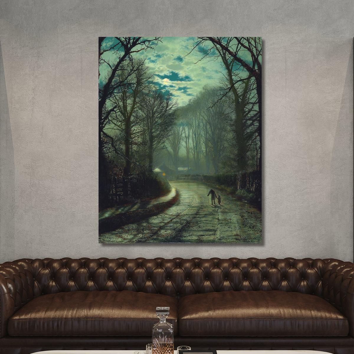 Nearing Home John Atkinson Grimshaw jag47 canvas print 