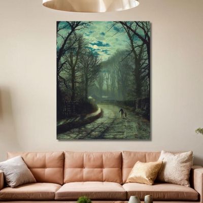 Nearing Home John Atkinson Grimshaw jag47 canvas print 