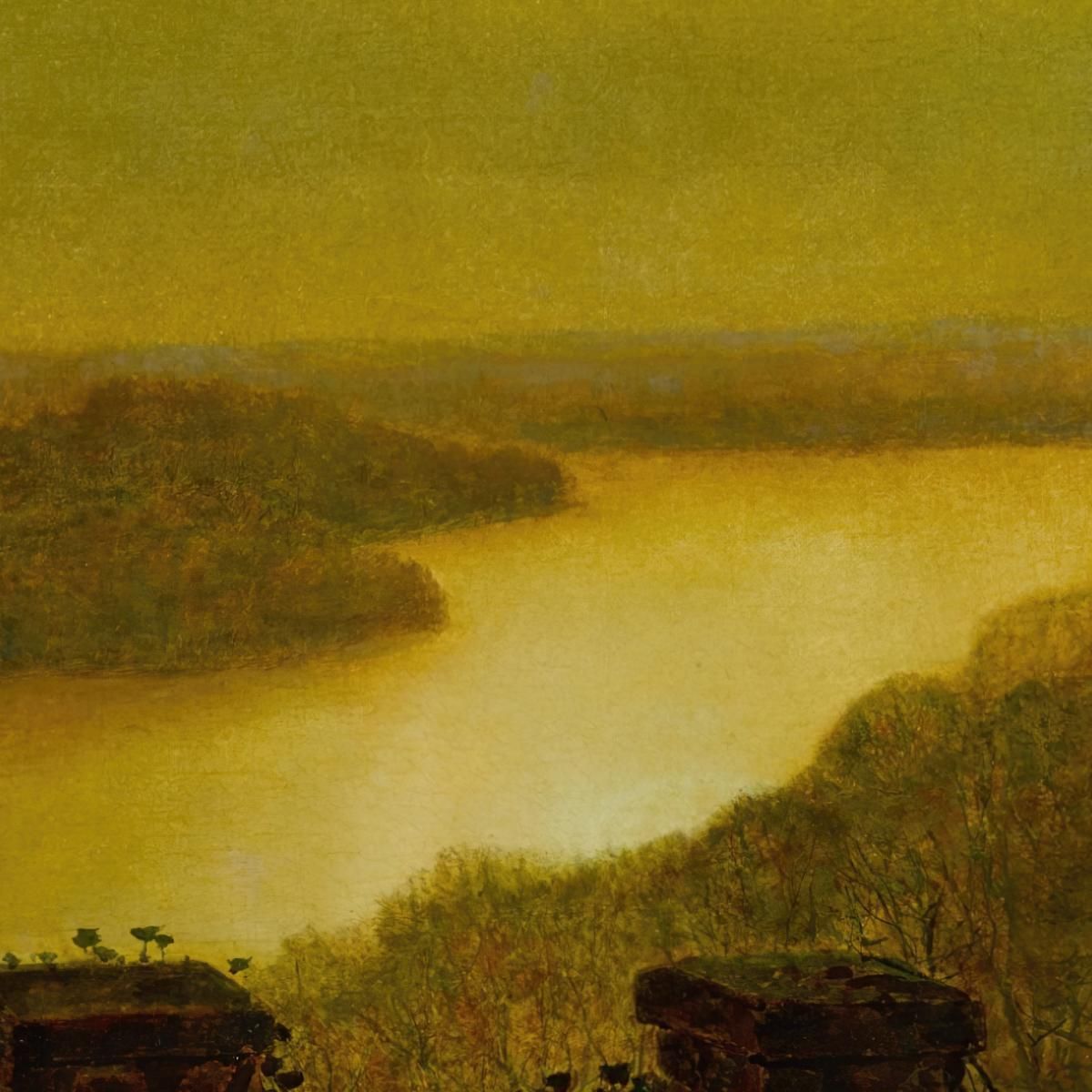 Roundhay Lake 2 John Atkinson Grimshaw jag56 canvas print