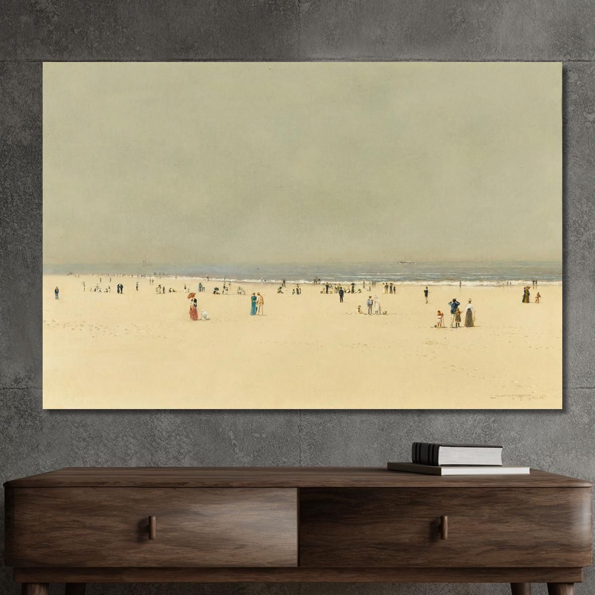 Sand Sea And Sky A Summer Phantasy John Atkinson Grimshaw jag59 canvas print 