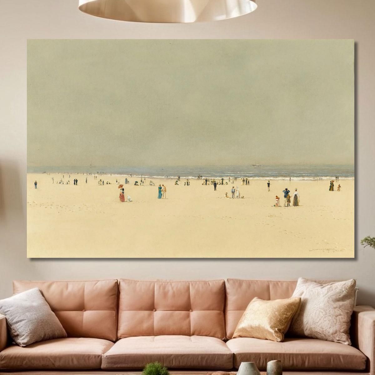 Sand Sea And Sky A Summer Phantasy John Atkinson Grimshaw jag59 canvas print 
