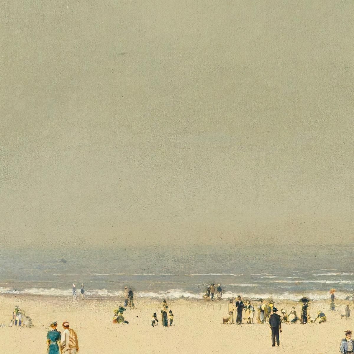 Sand Sea And Sky A Summer Phantasy John Atkinson Grimshaw jag59 canvas print
