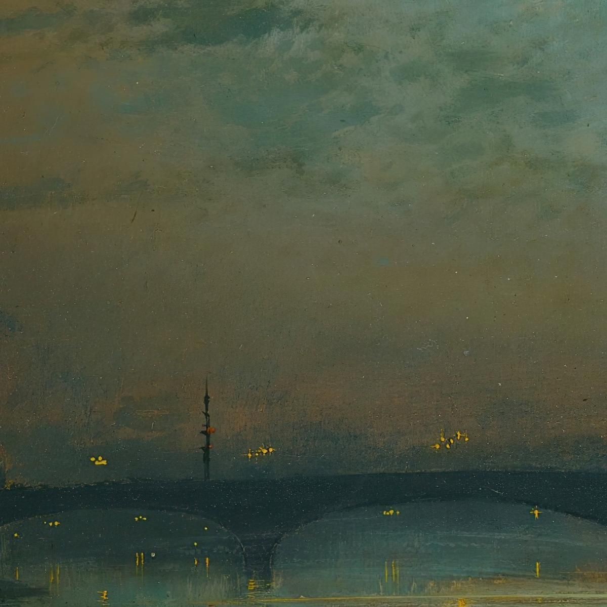 Southwark Bridge By Moonlight John Atkinson Grimshaw jag61 canvas print