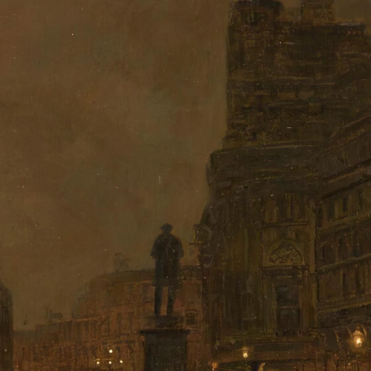 St Anne'S Square And Exchange Manchester John Atkinson Grimshaw jag64 canvas print