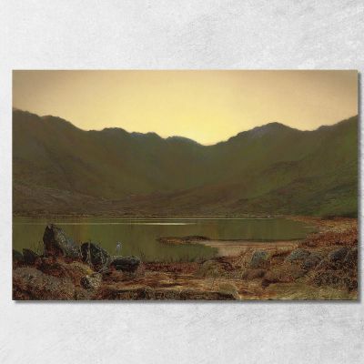 The Haunt Of The Heron John Atkinson Grimshaw jag70 canvas print 