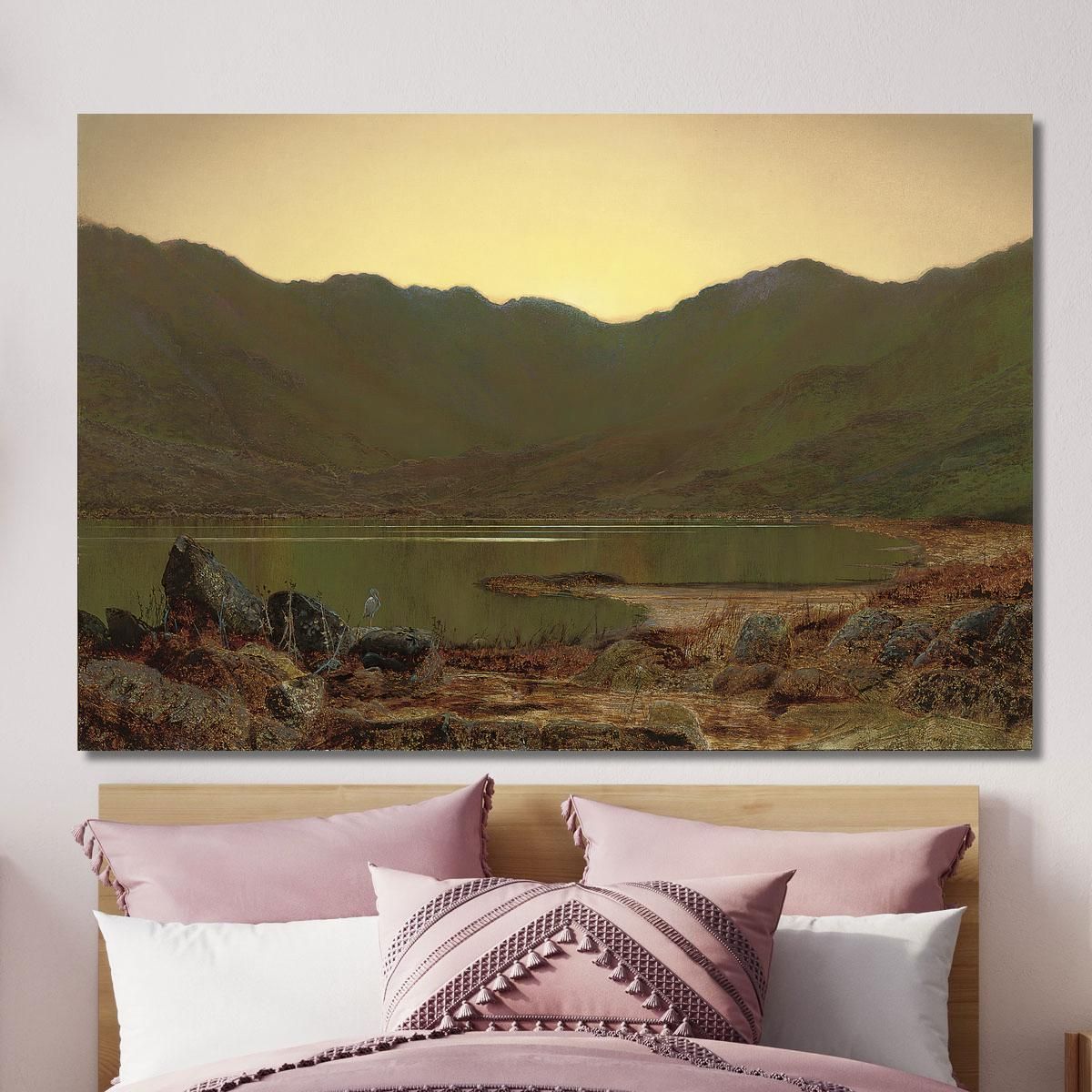 The Haunt Of The Heron John Atkinson Grimshaw jag70 canvas print 