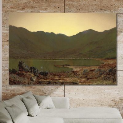 The Haunt Of The Heron John Atkinson Grimshaw jag70 canvas print 