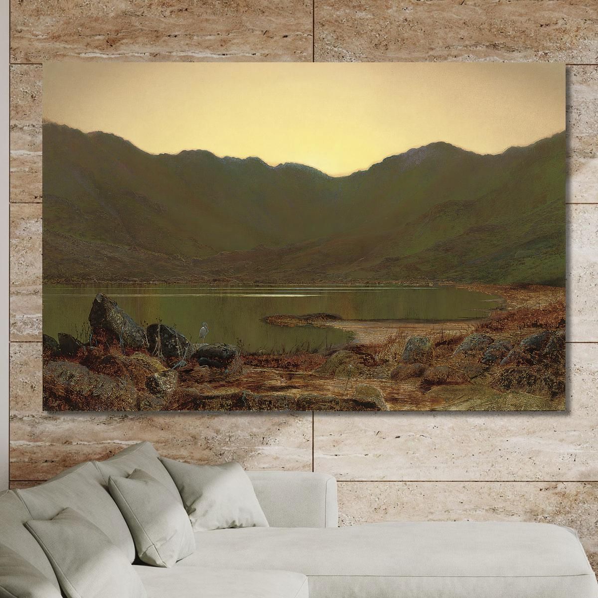 The Haunt Of The Heron John Atkinson Grimshaw jag70 canvas print 